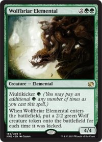 【ENG/MM2】狼茨の精霊/Wolfbriar Elemental『R』