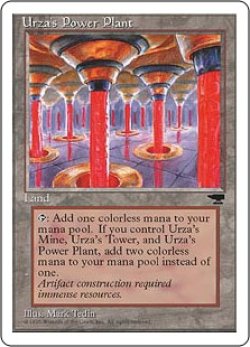 画像1: 【JPN/CHRBB】ウルザの魔力炉/Urza's Power Plant [Pillar] 『黒枠』