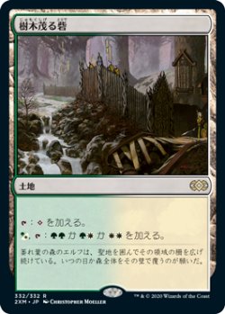 画像1: 【JPN/2XM/FOIL★】樹木茂る砦/Wooded Bastion