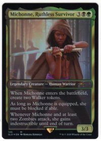 【ENG/SLD/Foil★】Michonne, Ruthless Survivor【Secret Lair】