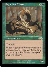 【JPN/USG】アルゴスのワーム/Argothian Wurm