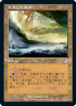 画像1: 【JPN/TSR-BS/FOIL★】荒廃した森林/Blighted Woodland