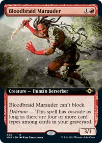 【ENG/MH2-BF】血編み髪の匪賊/Bloodbraid Marauder【拡張アート】