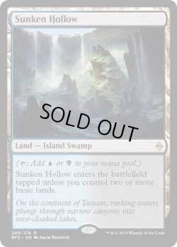 画像1: 【ENG/BFZ/FOIL★】窪み渓谷/Sunken Hollow