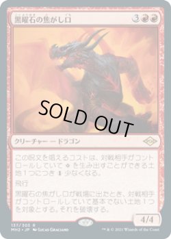 画像1: 【JPN/MH2】黒曜石の焦がし口/Obsidian Charmaw