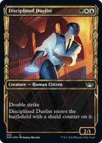 【ENG/SNC-BF/箔押し・Foil★】規律正しい決闘者/Disciplined Duelist [マルチ] 『U』【ショーケース】