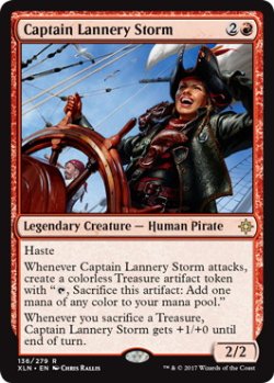 画像1: 【ENG/XLN】風雲船長ラネリー/Captain Lannery Storm 『R』 [赤]　