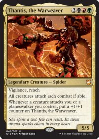 【ENG/C18/FOIL★】戦争織り、タンティス/Thantis, the Warweaver