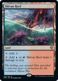 【ENG/DMU】シヴの浅瀬/Shivan Reef [土地] 『R』