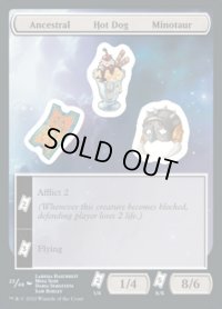 【ENG/UNF】Ancestral Hot Dog Minotaur【23】【ステッカー】