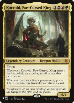 画像1: 【ENG/The List】フェイに呪われた王、コルヴォルド/Korvold, Fae-Cursed King