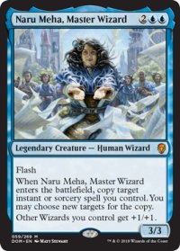 【ENG/DOM】練達の魔術師、ナル・メハ/Naru Meha, Master Wizard 『M』 [青]