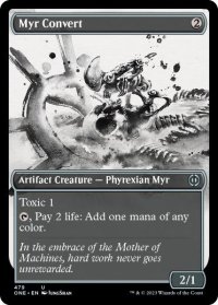 【ENG/ONE-BF/Foil★】マイアの改宗者/Myr Convert [茶] 『U』【S&C・F】