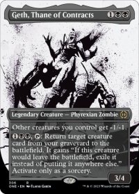 【ENG/ONE-BF】契約の族長、ゲス/Geth, Thane of Contracts [黒] 『R』【ボーダーレス】