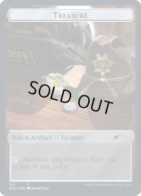 【ENG/SLD/Foil★】宝物トークン/Treasure【153/148】【Secret Lair】