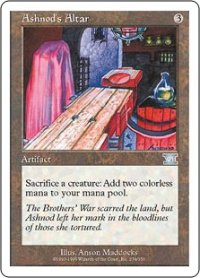 【JPN/6ED】アシュノッドの供犠台/Ashnod's Altar