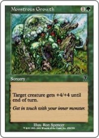 【JPN/7ED/FOIL★】超巨大化/Monstrous Growth