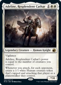 【ENG/MID】輝かしい聖戦士、エーデリン/Adeline, Resplendent Cathar [白] 『R』