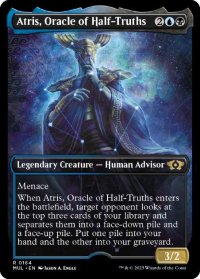 【ENG/MUL/ハロー・Foil★】半真実の神託者、アトリス/Atris, Oracle of Half-Truths [マルチ] 『R』