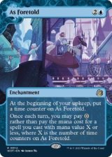 【ENG/WOT/FOIL★】予言により/As Foretold [青] 『R』