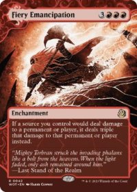 【ENG/WOT/Foil★】焦熱の解放/Fiery Emancipation [赤] 『R』