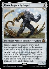 【ENG/MAT/FOIL★】再鍛されたレガシー、カーン/Karn, Legacy Reforged [茶] 『M』