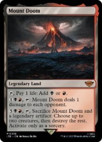 【ENG/LTR/FOIL★】滅びの山/Mount Doom