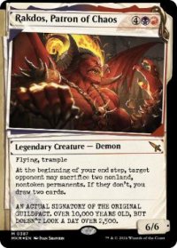 【ENG/MKM-BF/FOIL★】混沌の守護者、ラクドス/Rakdos, Patron of Chaos [マルチ] 『M』【不可視インク】