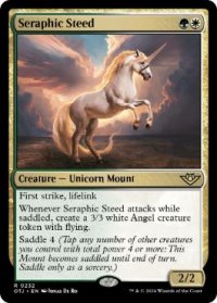 【ENG/OTJ/Foil★】熾天使の馬/Seraphic Steed [マルチ] 『R』