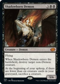 【ENG/J22】影生まれの悪魔/Shadowborn Demon