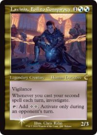 【JPN/CLU/PRM/FOIL★】Lavinia, Foil to Conspiracy【旧枠】【発売記念】