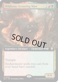 【ENG/BLC】一掃する大口、猛焼/Wildsear, Scouring Maw【拡張アート】