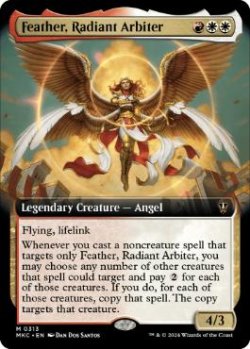 画像1: 【ENG/MKC/FOIL★】光輝の調停者、フェザー/Feather, Radiant Arbiter【拡張アート】