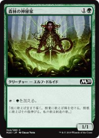 【JPN/M20】森林の神秘家/Woodland Mystic