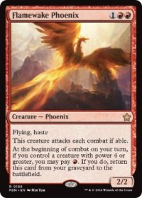 【ENG/FDN】炎跡のフェニックス/Flamewake Phoenix  [赤] 『R』