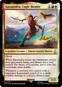【ENG/ACR/FOIL★】鷹持ち、カサンドラ/Kassandra, Eagle Bearer