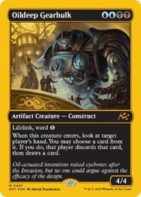 【ENG/DFT-BF/ファーストプレイス・FOIL★】油浸の機械巨人/Oildeep Gearhulk [マルチ] 『M』
