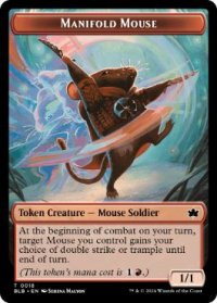 【ENG/BLB/FOIL★】多様な鼠トークン/Manifold Mouse Token