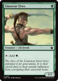 【ENG/FDN】ラノワールのエルフ/Llanowar Elves  [緑] 『C』