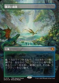 【JPN/SPG/ドラゴンスケイル・FOIL★】霧深い雨林/Misty Rainforest [土地] 『M』