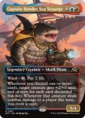 【ENG/DFT-BF/FOIL★】海の災い魔、ハウラー船長/Captain Howler, Sea Scourge [マルチ] 『R』【ボーダーレス】