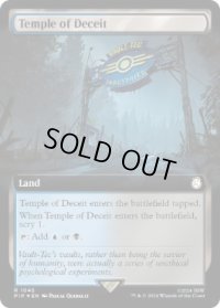 【ENG/PIP-BF/サージ・FOIL★】欺瞞の神殿/Temple of Deceit【拡張アート】