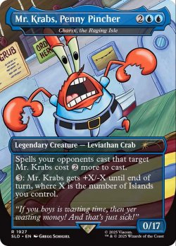 画像1: 【ENG/SLD】Mr. Krabs, Penny Pincher / 怒り狂う島嶼、キャリクス/Charix, the Raging Isle『ボーダーレス』