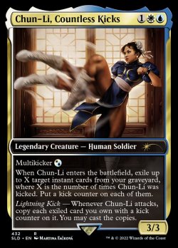 画像1: 【ENG/SLD/FOIL★】Chun-Li, Countless Kicks