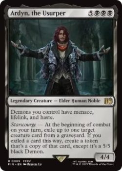 画像1: 【ENG/FIN/FOIL★】簒奪者、アーデン/Ardyn, the Usurper [黒] 『R』