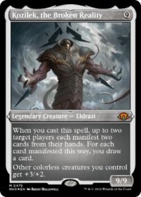 【ENG/MH3-BF/エッチング・FOIL★】崩壊した現実、コジレック/Kozilek, the Broken Reality