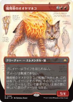 画像1: 【JPN/BLB】陽背骨のオオヤマネコ/Sunspine Lynx  [赤] 『R』【ボーダーレス】