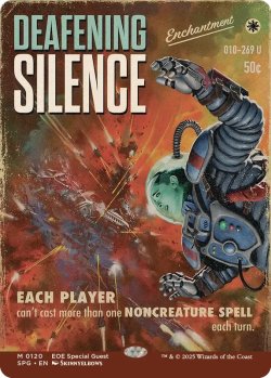 画像1: 【ENG/SPG/FOIL★】耳の痛い静寂/Deafening Silence [白] 『M』【ショーケース】