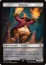 【ENG/FIN/FOIL★】ウィザード+鳥トークン/Wizard+Bird Token【014/016】