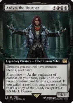画像1: 【ENG/FIN-BF】簒奪者、アーデン/Ardyn, the Usurper [黒] 『R』【拡張アート】
